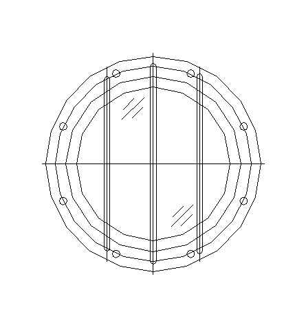 船用钢质固定圆窗(B型)